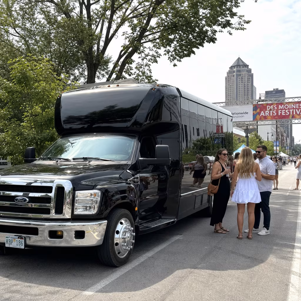 Rent a Bus to the Des Moines Arts Festival