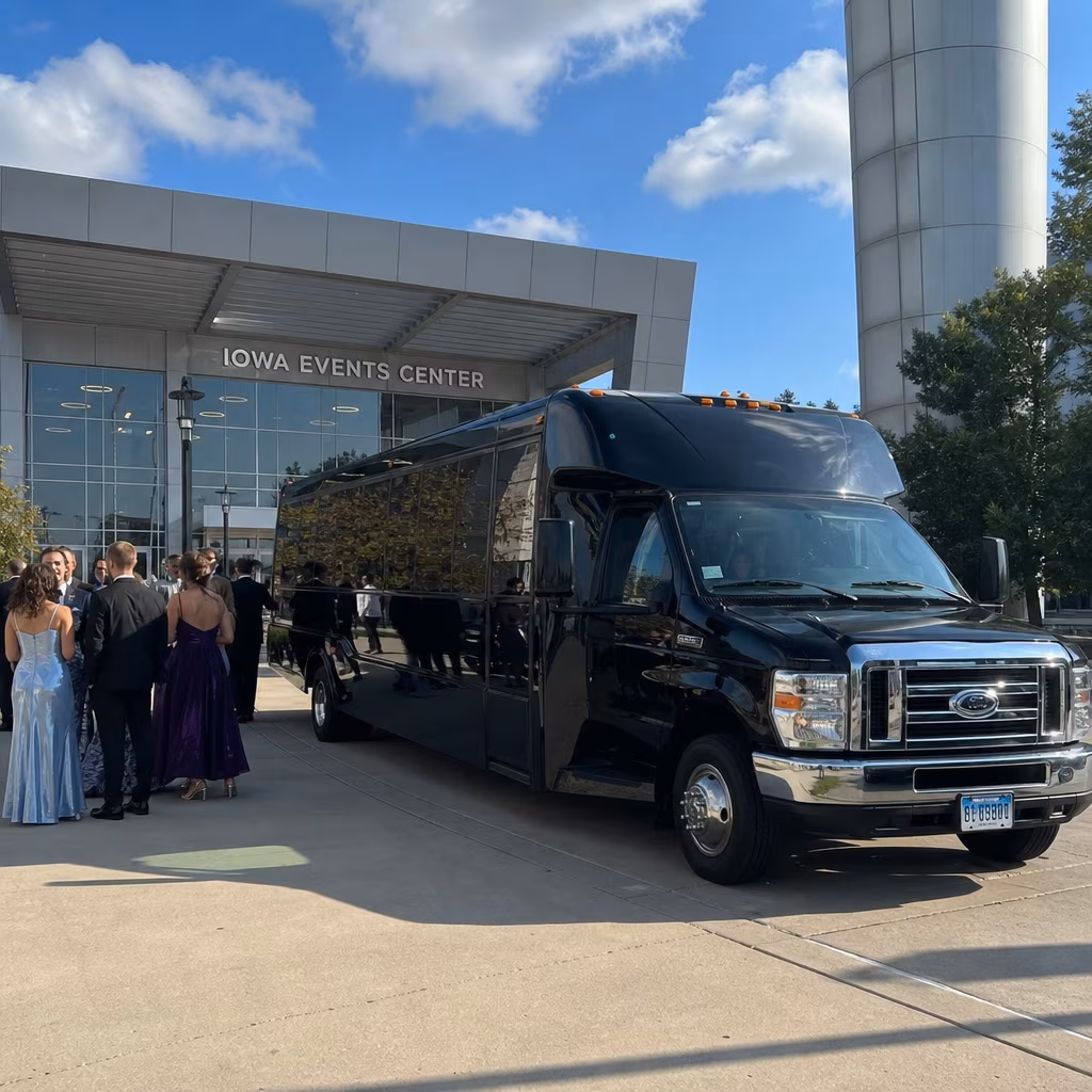 Rent a Bus to the Iowa Events Center