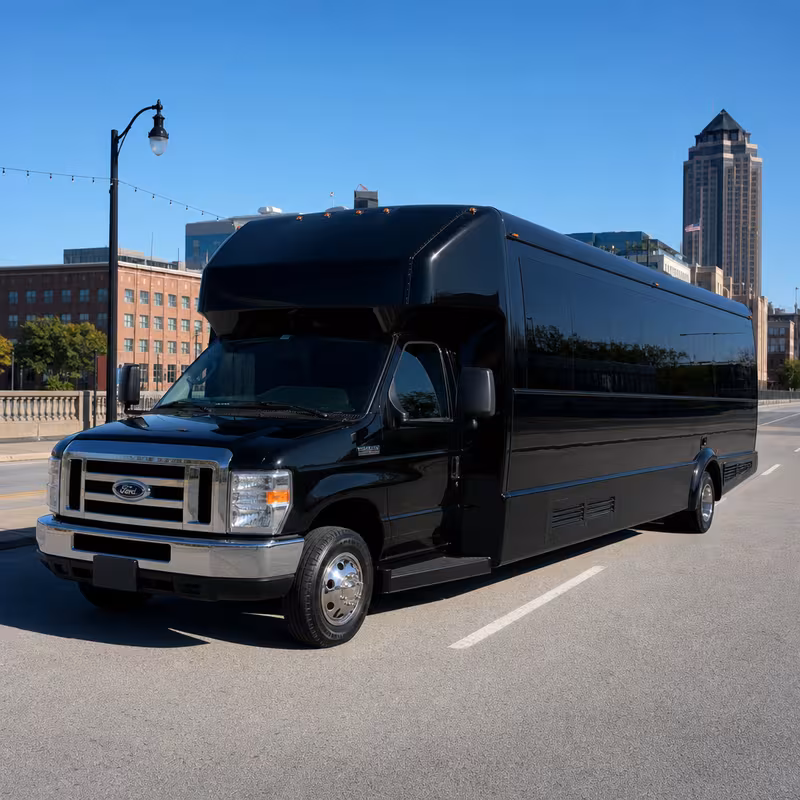 18 Passenger Party Bus Exterior