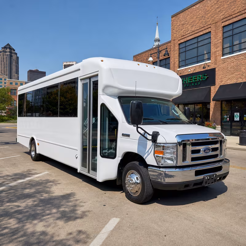 15-35 Passenger Minibus Exterior