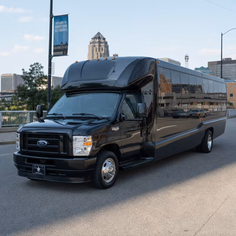 25 Passenger Party Bus Exterior