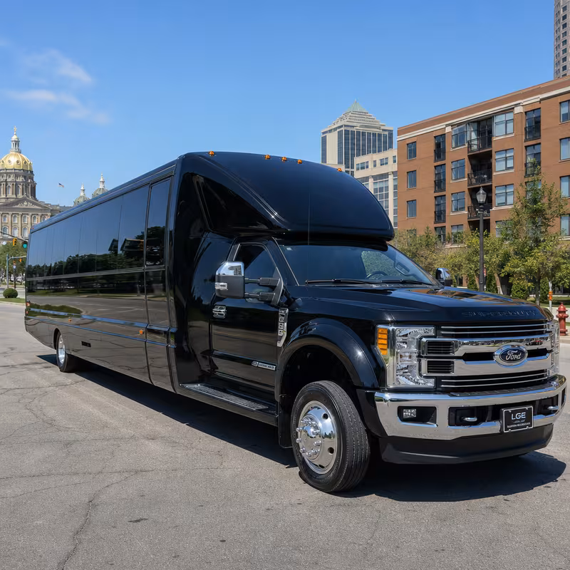 28 Passenger Party Bus Exterior