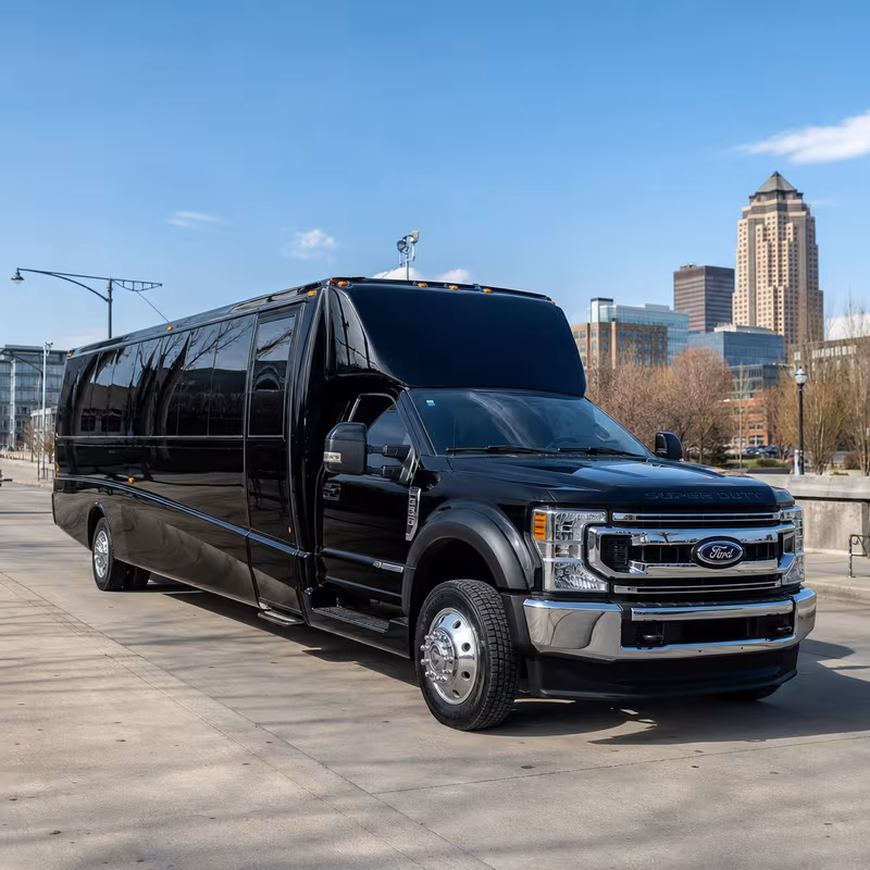 30 Passenger Party Bus Exterior
