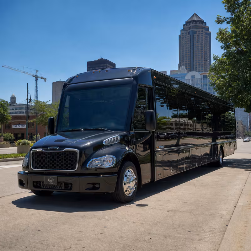 40 Passenger Party Bus Exterior