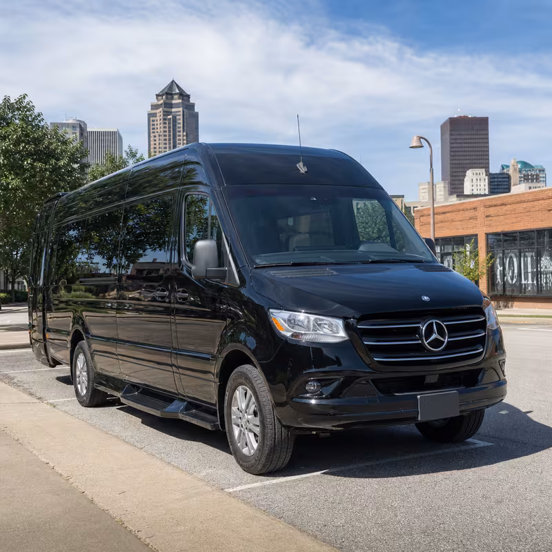 14 Passenger Sprinter Limo Exterior