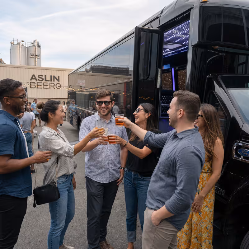 Des Moines Winery & Brewery Tour Transportation fleet vehicle